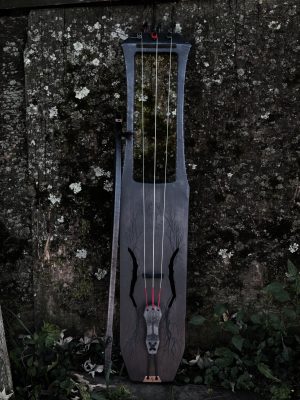 Maple Bass (cello range) - gray-black